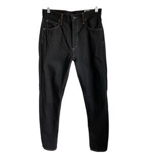 Agolde x Opening Ceremony Jeans Sz 24 Rainbow Stitching Straight Leg Black